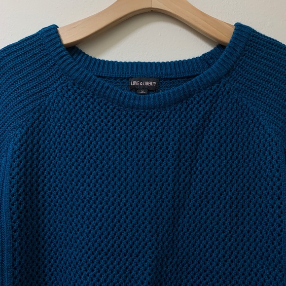 Love & Liberty (Bluenotes) Sweater - Aqua Blue - Picture 2 of 5